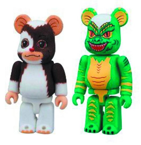 MEDICOM Bearbrick Be@Rbrick Gizmo & Stripe 2Pack 4530956302607- Japan Figure Store - #1 Bring To You The Best Japanese Goods
