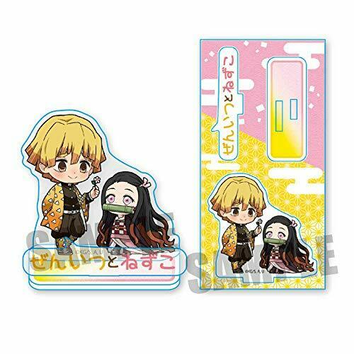 Demon Slayer Kimetsu No Yaiba Zenitsu & Nezuko Acrylic Figure Anime- Japan Figure Store - #1 Bring To You The Best Japanese Goods