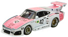 EBBRO - 44302 Italya Porsche 935 K3 Le Mans 1980 - White/Pink 1/43 Scale- Japan Figure Store - #1 Bring To You The Best Japanese Goods