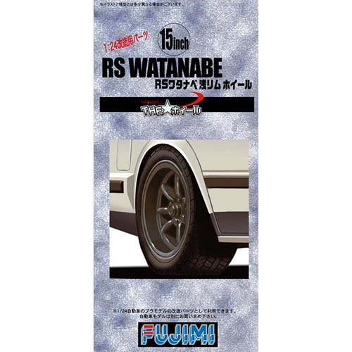 FUJIMI - Tw30 Rs Watanabe Wheel & Tire Set 15 Inch 1/24 Scale Kit- Japan Figure Store - #1 Bring To You The Best Japanese Goods