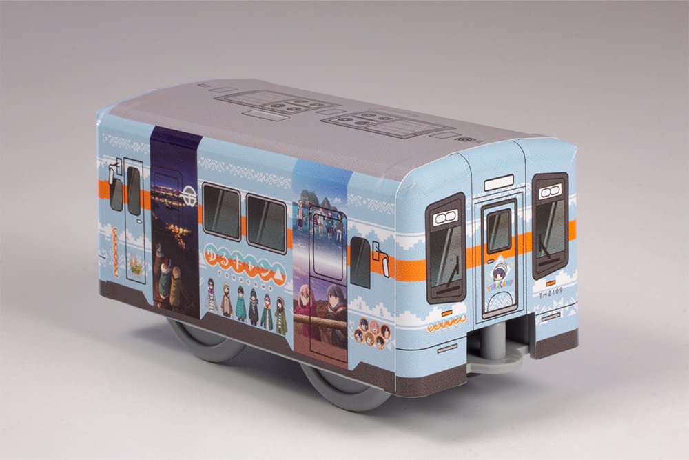 PLUM - Pp125 Kotetsu Yurucamp X Tenhama Line Wrapping Train Non-Scale Kit- Japan Figure Store - #1 Bring To You The Best Japanese Goods