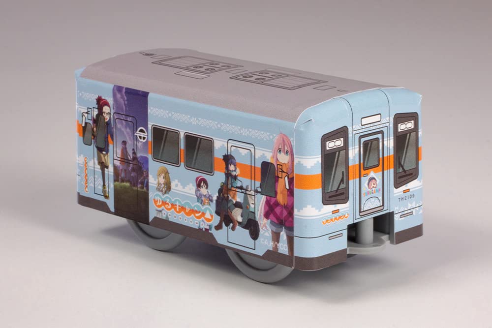 PLUM - Pp125 Kotetsu Yurucamp X Tenhama Line Wrapping Train Non-Scale Kit- Japan Figure Store - #1 Bring To You The Best Japanese Goods
