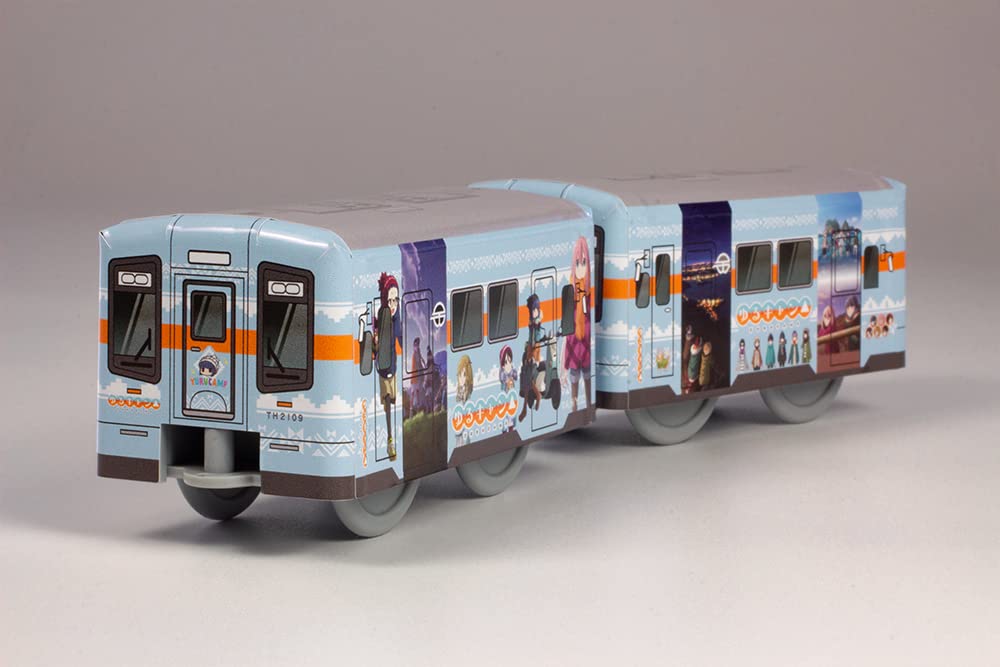 PLUM - Pp125 Kotetsu Yurucamp X Tenhama Line Wrapping Train Non-Scale Kit- Japan Figure Store - #1 Bring To You The Best Japanese Goods